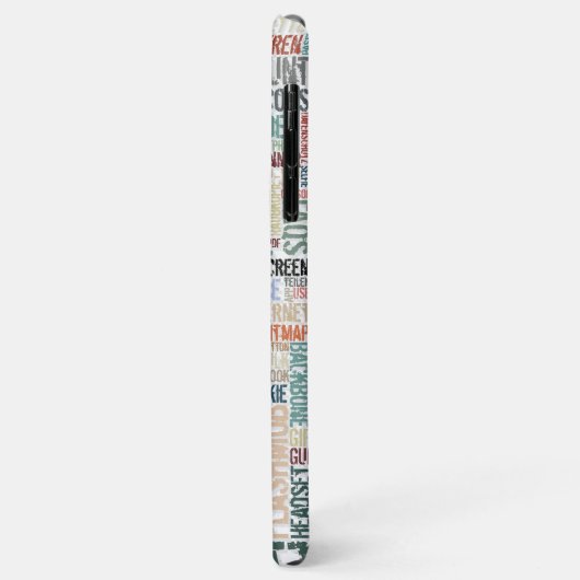 Computerwoordenboek in kleuren Case-Mate iPhone case (Achterkant/links)