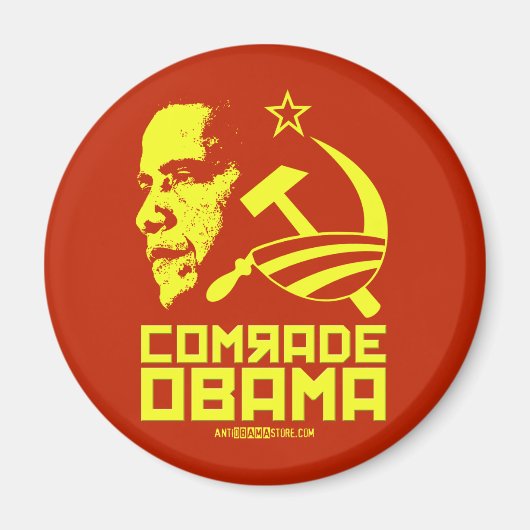 Comrade Obama Magneet (Voorkant)