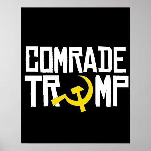 Comrade Trump — Anti-Trump-ontwerp — Poster (Voorkant)
