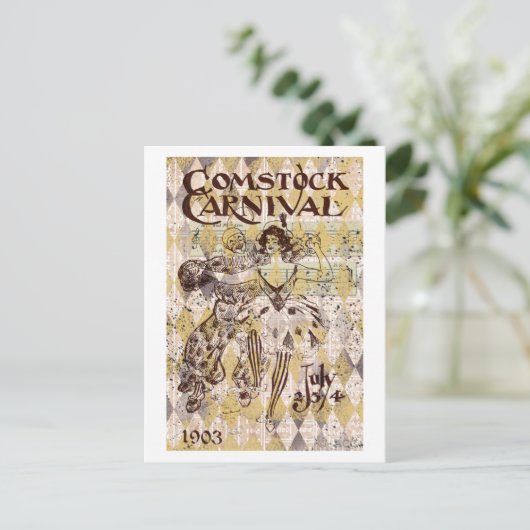 Comstock Carnaval Briefkaart (Staand voorkant)
