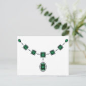 Comstock Emeralds Briefkaart (Staand voorkant)