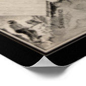 Comstock Lode Mijngraving (1876) Poster (Hoek)