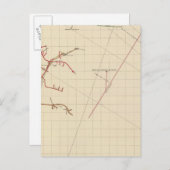 Comstock Mine Maps Number VIX Briefkaart (Voorkant / Achterkant)
