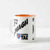 Comté Armagh Irlande Mug à café à deux tons (Devant gauche)