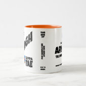 Comté Armagh Irlande Mug à café à deux tons (Centre)