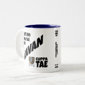 Comté Cavan Irlande Mug à café à deux tons (Devant gauche)