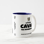 Comté Cavan Irlande Mug à café à deux tons (Devant droit)
