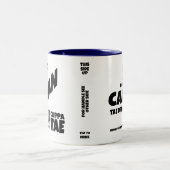 Comté Cavan Irlande Mug à café à deux tons (Centre)