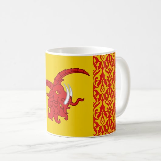 Comté de Danescomb Populace Badge Coffee Mug (Devant droit)