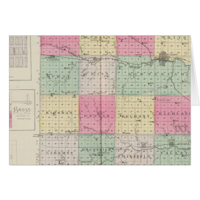 Comté de Kingman, Kansas (Devant horizontal)