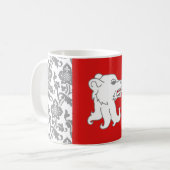 Comté de la Côte du Ciel Populace Badge Coffee Mug (Devant gauche)