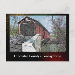 Comté de Lancaster - Pennsylvanie - carte postale