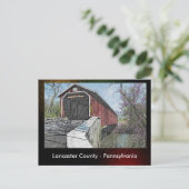 Comté de Lancaster - Pennsylvanie - carte postale (Debout devant)