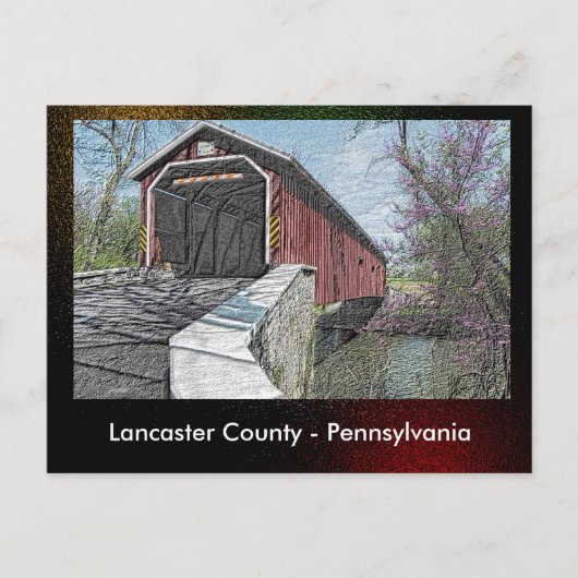 Comté de Lancaster - Pennsylvanie - carte postale (Devant)