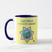 Comté de San Diego Sheriff Mug (Gauche)