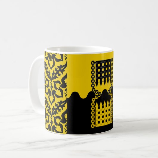 Comté de Schattenor Populace Badge Coffee Mug (Devant gauche)