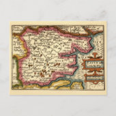 Comté d'Essex Angleterre Ancienne Carte Atlas Anti (Devant)