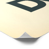 Comté Donegal Affiche de voyage en bord de mer (Coin)