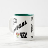 Comté Donegal Irlande Mug à café à deux tons (Devant gauche)