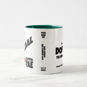 Comté Donegal Irlande Mug à café à deux tons (Centre)