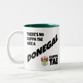 Comté Donegal Irlande Mug à café à deux tons (Gauche)