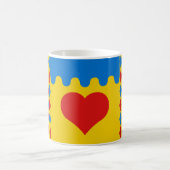 Comté du Coeur du Val badge populaire Café Mug (Centre)