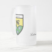 Comté Leitrim Carte et Crest Mugs (Devant gauche)