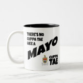 Comté Mayo Irlande Mug à café à deux tons (Gauche)