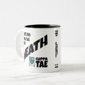 Comté Meath Irlande Mug à café à deux tons (Devant gauche)