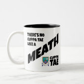Comté Meath Irlande Mug à café à deux tons (Gauche)