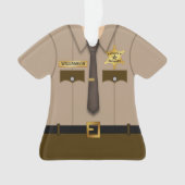 Comté personnalisé Sheriff Uniforme Khaki (devant)