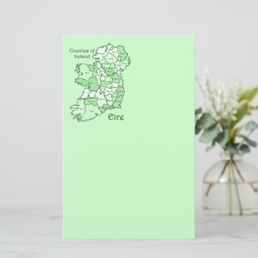 Comtés de carte de l'Irlande (Debout devant)