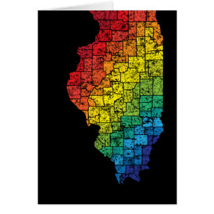 comtés de couleur de l'illinois