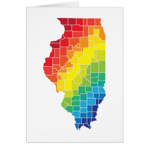 comtés de couleur de l'illinois