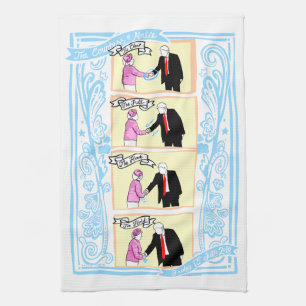Comtesse de la serviette de thé de souvenir de la
