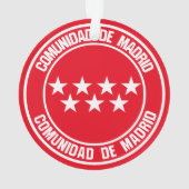 Comunidad de Madrid Round Emblem (dos)