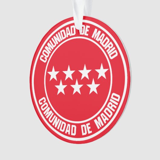 Comunidad de Madrid Round Emblem (devant)