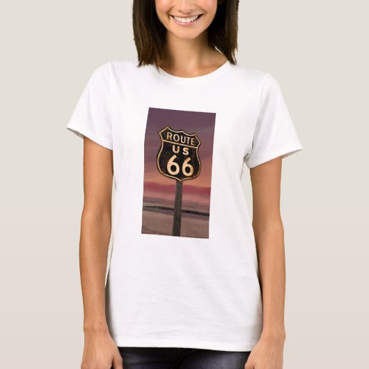 CON02CRFC Route 66.tif T-shirt (Voorkant)
