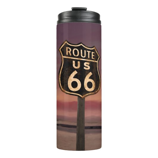 CON02CRFC Route 66.tif Thermosbeker (Voorkant)