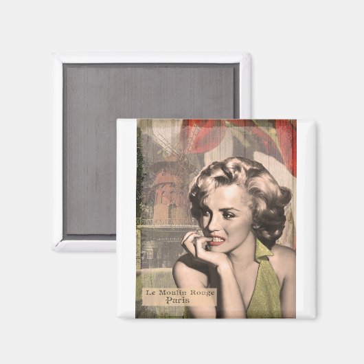 CON13CRBWRD-V4 The Thinker Red Lips.tif Magneet (Voorkant / Achterkant)