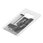 CON19BWD1 Vogels van een Feather.tif Kredietkaart Flessenopener (Voorkant Gekanteld)