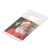 CON31 Santa 1 Stirring.tif Kredietkaart Flessenopener (Voorkant Gekanteld)