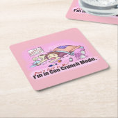 Con Crunch Vierkante Kartonnen Onderzetter (Schuin)