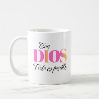 Con Dios Todo es Posible - Mateo 19:26 Christian A Koffiemok