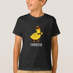 Con-duck-tor Grappige Muziek Dirigent Duck Pun Dar T-shirt
