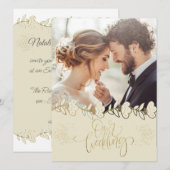 con foto personalizada kaart (Voorkant / Achterkant)