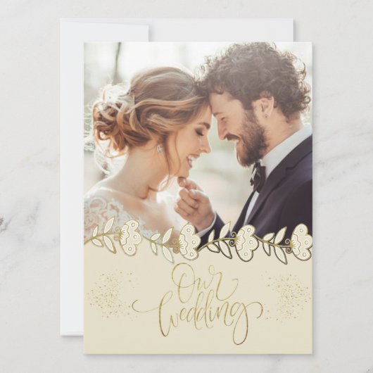 con foto personalizada kaart (Voorkant)