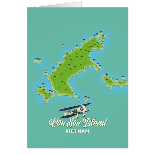 Con Son Island map Vietnam (Voorkant)