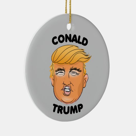 CONALD TRUMP KERAMISCH ORNAMENT (Rechts)