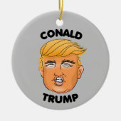 CONALD TRUMP KERAMISCH ORNAMENT (Voorkant)